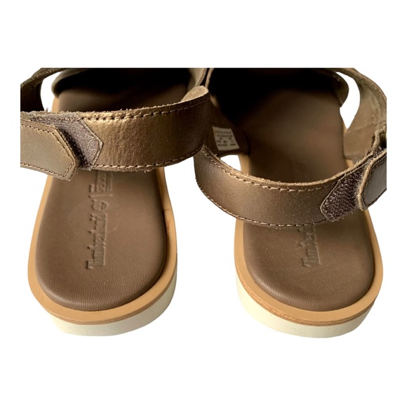 Timberland Adley Shore Cross Band Leather Sandals in Bronze - Picture 5 of 8